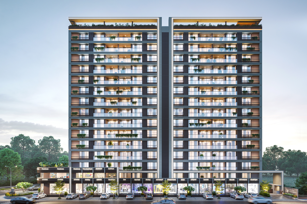 Bird’s-eye architectural view of Hilltown Harmony, from Hilltown Group