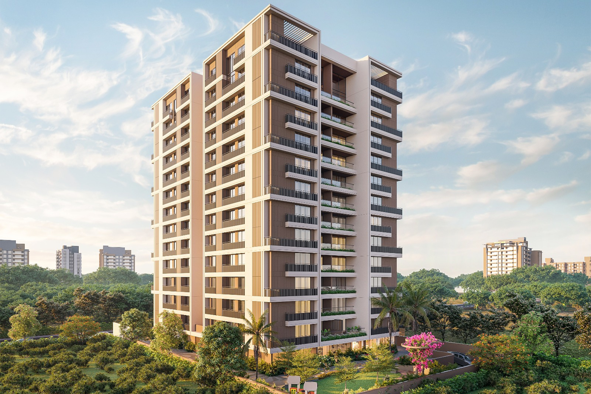 Bird’s-eye architectural view of Hilltown Opulence, from Hilltown Group
