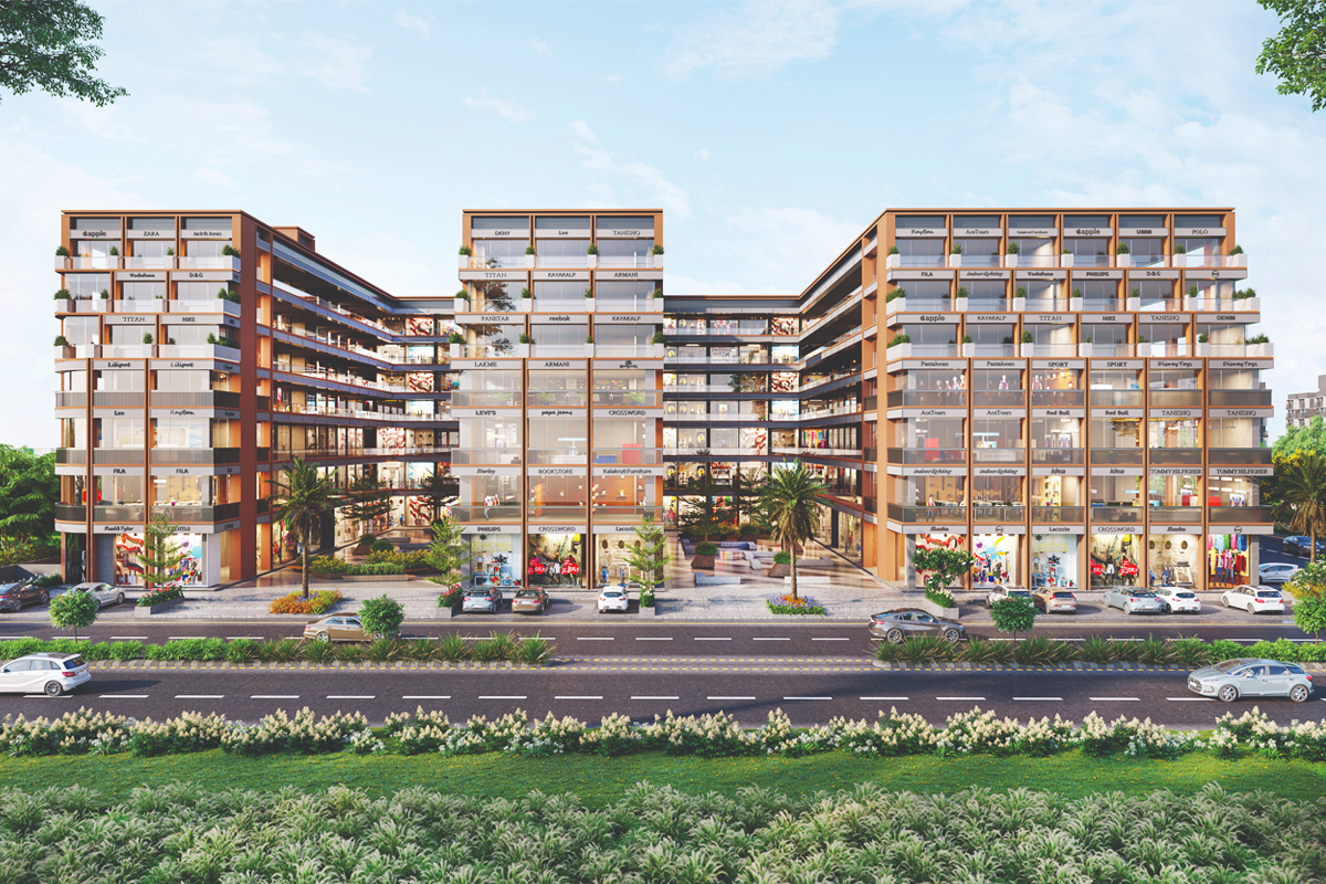 Bird’s-eye architectural view of Hilltown Trade Center, from Hilltown Group